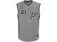 Tim Duncan San Antonio Spurs adidas Alternate Replica Jersey - Silver