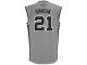 Tim Duncan San Antonio Spurs adidas Alternate Replica Jersey - Silver