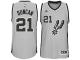 Tim Duncan San Antonio Spurs adidas Player Swingman Alternate Jersey - Gray