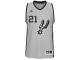 Tim Duncan San Antonio Spurs adidas Player Swingman Alternate Jersey - Gray