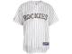 Troy Tulowitzki Colorado Rockies #2 Majestic Replica Jersey - White Pinstripe