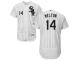 White-Black Bill Melton Men #14 Majestic MLB Chicago White Sox Flexbase Collection Jersey