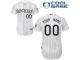 White Customized Men Majestic MLB Colorado Rockies Cool Base Home Jersey