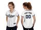 White Customized Women Majestic MLB San Diego Padres Cool Base Home Jersey