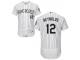 White Mark Reynolds Men #12 Majestic MLB Colorado Rockies Flexbase Collection Jersey