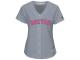 Women's Boston Red Sox David Ortiz Majestic Gray Fashion 2016 Mother's Day Cool Base Replica Jersey