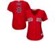 Women's Majestic Boston Red Sox #3 Jimmie Foxx Authentic Red Alternate Home MLB Jersey