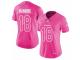 Women's Nike Denver Broncos #18 Peyton Manning Limited Pink Rush Fashion NFL Jersey