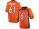 Youth Nike Denver Broncos 61 Matt Paradis Orange Team Color NFL Jersey